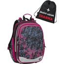 Bagmaster batoh Element 8 A čierna/sivá/ružová