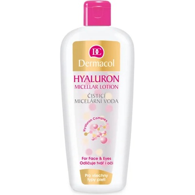 Dermacol Hyaluron почистваща мицеларна вода 400 мл