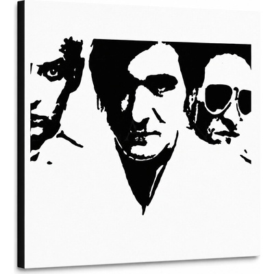 Ručne maľovaný POP Art obraz Die Ärzte - 110x80 cm