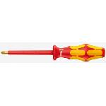 Wera Отвертка PZ/S 1x80, жълто-червена ръкохватка, 165 Kraftform VDE 1000V - W006190 (W006190)