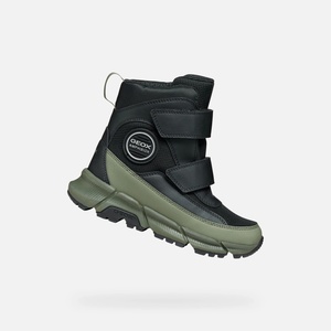 Geox Зелена детска котникова обувка Geox Flexyper Plus Geox | Zelen | Момчешки | 32
