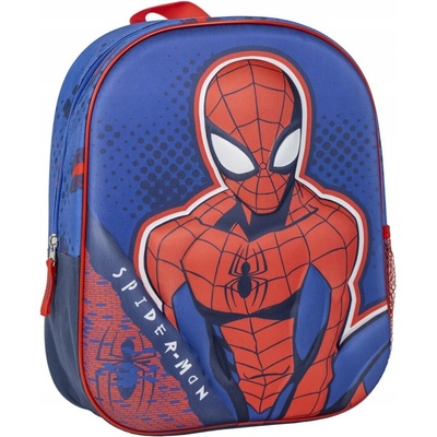 Batoh 3D Spiderman Dětský batůžek pro předškoláky Marvel Spider-Man
