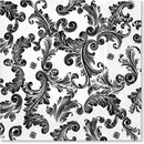 TaT servítky Source of Fame black 33x33cm