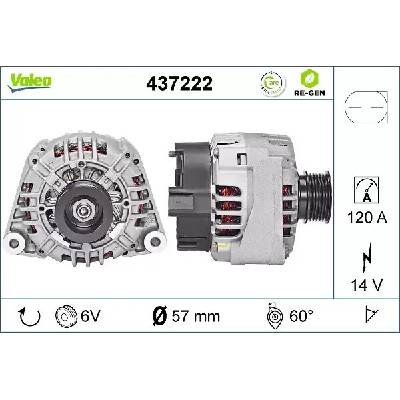 VALEO Alternátor VA 437222