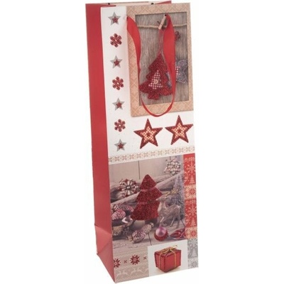 Papierová darčeková taška rozmer 36 × 10 x 12 cm, 101 vianočná
