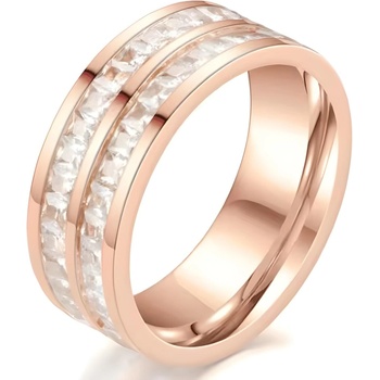 HARAHU Пръстен DE-31820 - Златен / Розов / 69mm KP31820 (DE-31820)