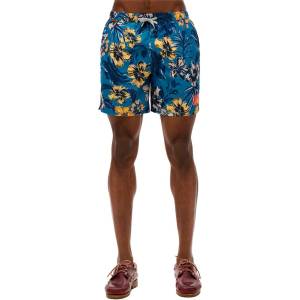 Superdry Бански гащета Superdry Hawaiian Print 16´´ swimming shorts - Blue (Tropical Blues)
