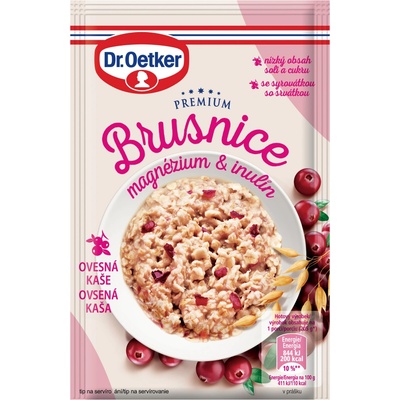 Dr. Oetker Premium Ovsená kaša Brusnice 55g