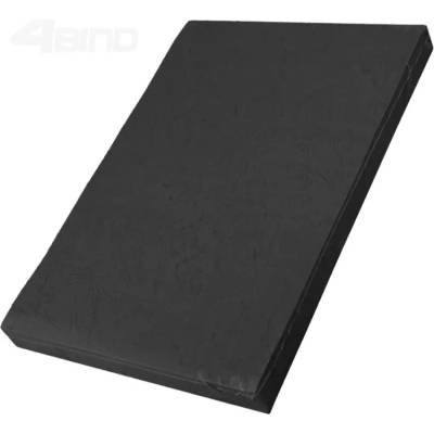 4BIND Desky pro vazbu Delta (imit. kůže) 230g, A3 černá, 100ks