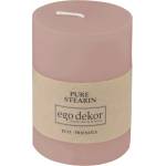 Ego dekor Прахово розова свещ Friendly, време на горене 37 ч. Eco - Eco candles by Ego dekor (ZBC-3771044)