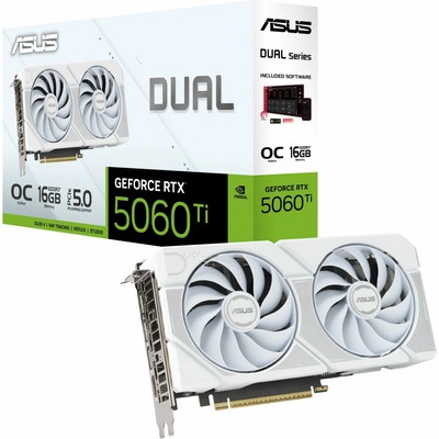 Asus GeForce RTX 5060 Ti DUAL OC WHITE 16GB GDDR7 90YV0MH6-M0NA00