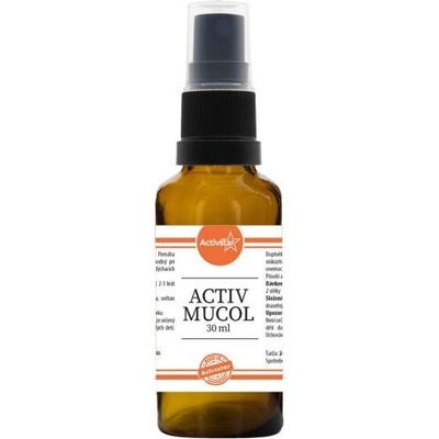 Activstar Mucol dýchací cesty, nosní mandle, vykašlávání 30 ml