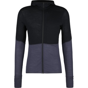 Icebreaker Мъжко вълнено яке Icebreaker Merino 200 Realfleece Descender L/S Zip Hoodie Fleece jumper - Black / Graphite - размер XL (005-5220-0314)