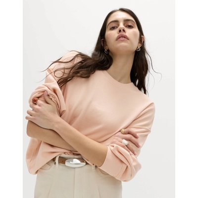 Marks & Spencer Батик суитшърт с висок процент памук Marks & Spencer оранжева Marks & Spencer | Oranzhev | ЖЕНИ | M