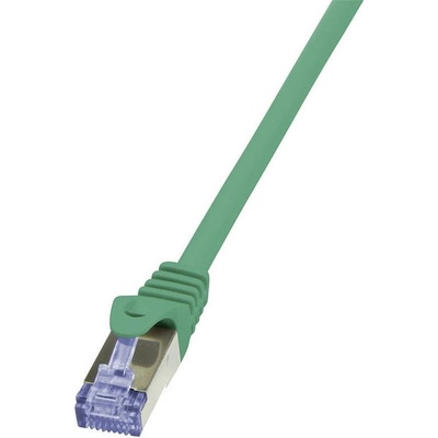 LogiLink CQ3095S RJ45 CAT 6A S/FTP, 10m, zelený