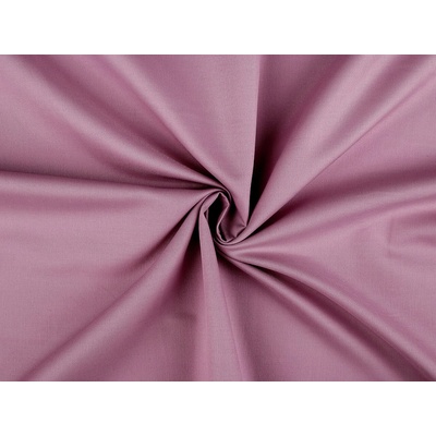 Bavlněný satén hladký šíře 220 cm Varianta: 5 retro pink starorůžová, Balení: 1 m