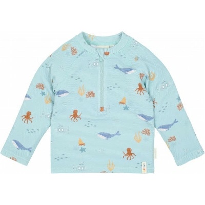 Little Dutch Plavecké tričko dlhý rukáv Ocean Friends