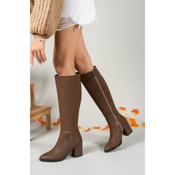 Riccon Дамски ботуши 0012816s - Таба #358499 (358499_Кафяво)