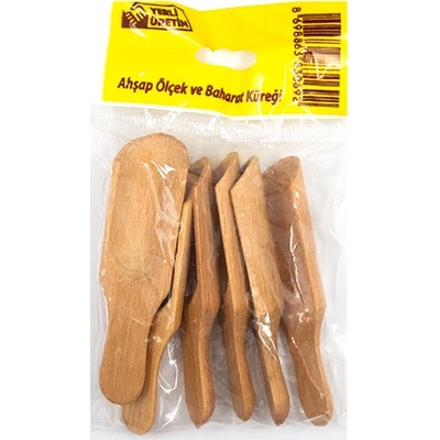 Дървени гребки 9см 6бр (ev-150)