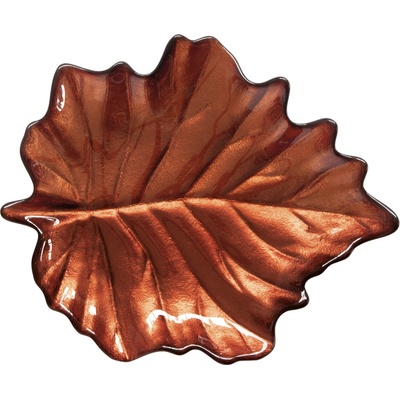 Sklenený tanier List Javora 28 cm Forest Dream - Easy Life