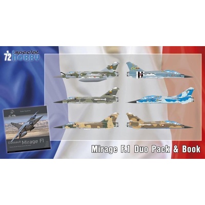 Mirage Special Hobby F.1 Duo Pack & Book 1:72