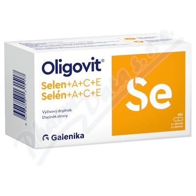 Galenika Oligovit Selen + A + C + E 60 tobolek