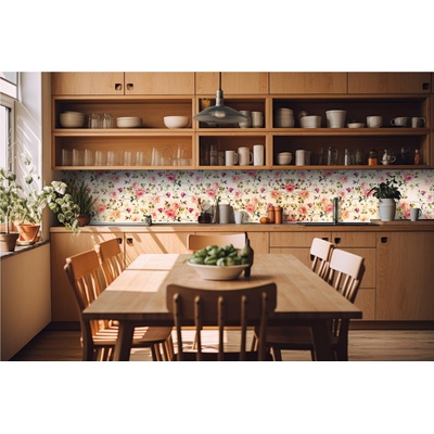 Фототапет за кухня - рози 420 x 60 см