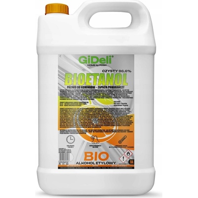 Bioetanol do krbu vůně pomeranče biopalivo 5 l