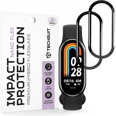 Techsuit Протектор за Xiaomi Mi Band 8 / 8 NFC - Nano Flex (2 pack) - Techsuit - Черен