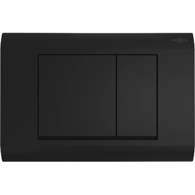 Mexen Fenix 01 бутон за промиване, черен мат - 600103 (600103)