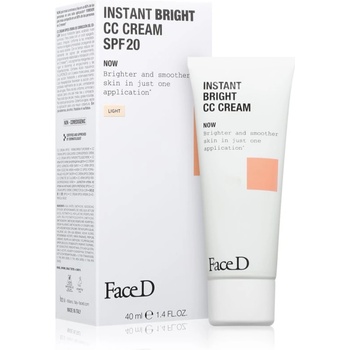Face D Instant Bright хидратиращ СС крем SPF 20 цвят Light 40ml