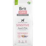 Brit Care Grain Free Dog Hair & Skin Insect & Fish - Хипоалергенна Храна за Кучета над 12 месеца, с риба, високоусвоим протеин от насекоми и кокосово масло, БЕЗ пилешка мазнина 12 кг