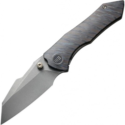 WE Knife High-Fin Tiger Stripe Pattern Flamed WE22005-4