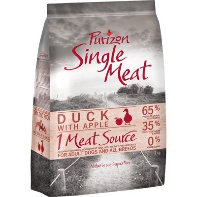 Purizon Single Meat Adult kačacie s jablkami a kvetmi levandule 1 kg