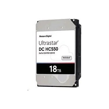 WD Ultrastar DC HC550 18TB, WUH721818ALE6L4 (0F38459)
