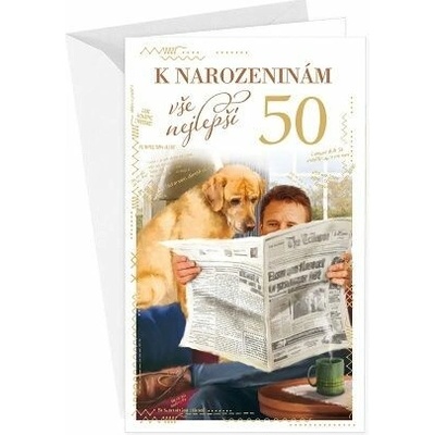 ARGUS Přání k narozeninám 50 15-6494c50