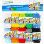 Craft with fun Decorative ornament mulina 10 colors 23m