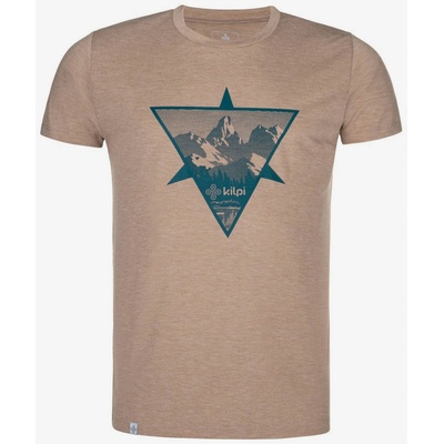 Kilpi Бежова мъжка функционална тениска Kilpi Garove Kilpi | Bezhov | МЪЖЕ | XS