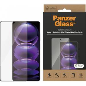 Panzer Стъклен протектор PanzerGlass за Xiaomi Redmi Note 12 Pro/12 Pro Plus/ Poco X5 Pro, UWF - Черен