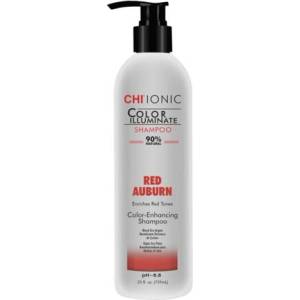 CHI Ionic Color Illuminate Red Auburn Оцветяващ шампоан без парабени за естествена и боядисана коса 739 мл