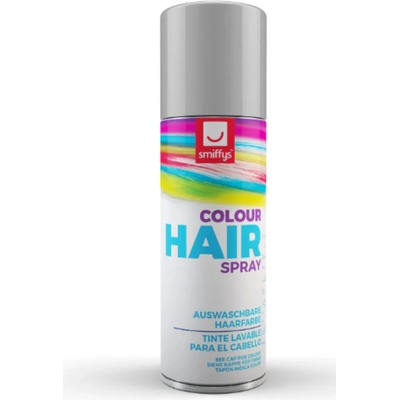 Smiffys Hair Colour Spray stříbrná 125 ml