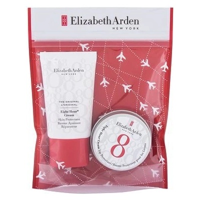 Elizabeth Arden Eight Hour Cream Skin Protectant tělový balzám Eight Hour Cream Skin Protectant 15 ml + balzám na rty Eight Hour Cream Lip Protectant 13 ml dárková sada