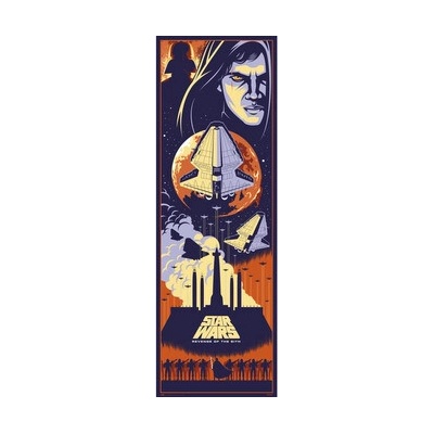 Plagát, Obraz - Star Wars: Epizóda III - Pomsta Sithov, 53 × 158 cm