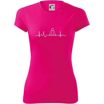 Ekg yoga Dámské Fantasy sportovní dresovina Neon Pink