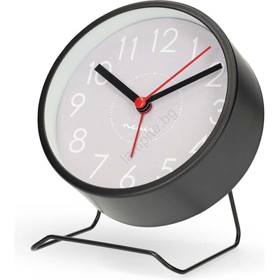 Nedis CLDK1006BK - Аналогов будилник 1xAA черен (NE0810)