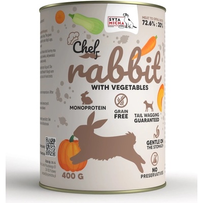 Syta Micha Chef Adult Rabbit with vegetables 400 g