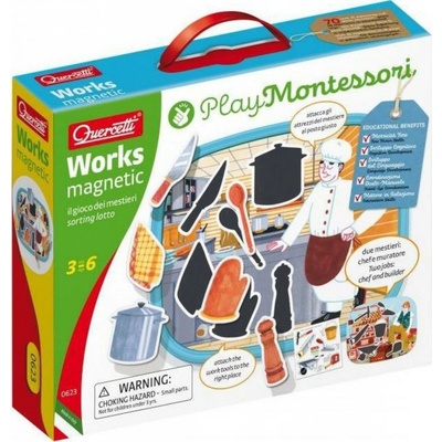 Quercetti Works Magnetic sorting lotto