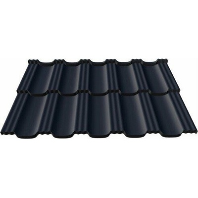 Blachotrapez Germania Simetric 0,5 x 1215 x 720 mm Pladur RAL Premium TK čierna 1 ks