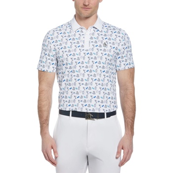 Image 1 of Original Penguin Golf Блуза с яка Original Penguin Golf Men's Short-Sleeve Performance Polo Shirt - Bright White