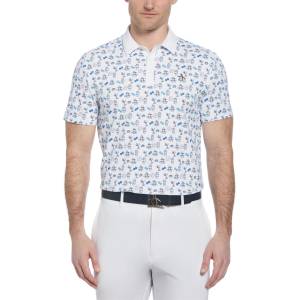 Original Penguin Golf Блуза с яка Original Penguin Golf Men's Short-Sleeve Performance Polo Shirt - Bright White